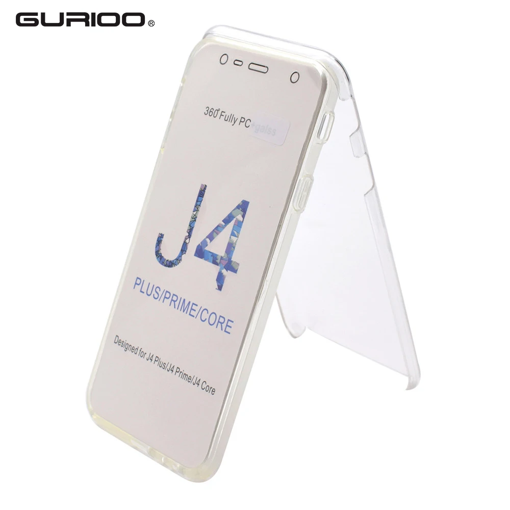 Двойной Силиконовый противоударный чехол для Samsung J2 Core J3 J4 J5 J6 Plus J7 J8 Pro Prime 360