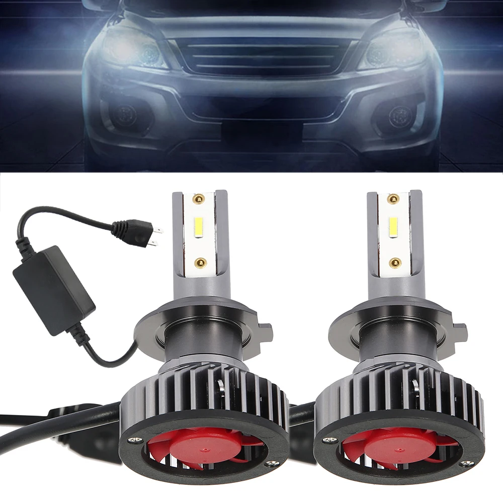 Двухсторонний светящийся светодиодный светильник F2 s H7 автомобильный головной