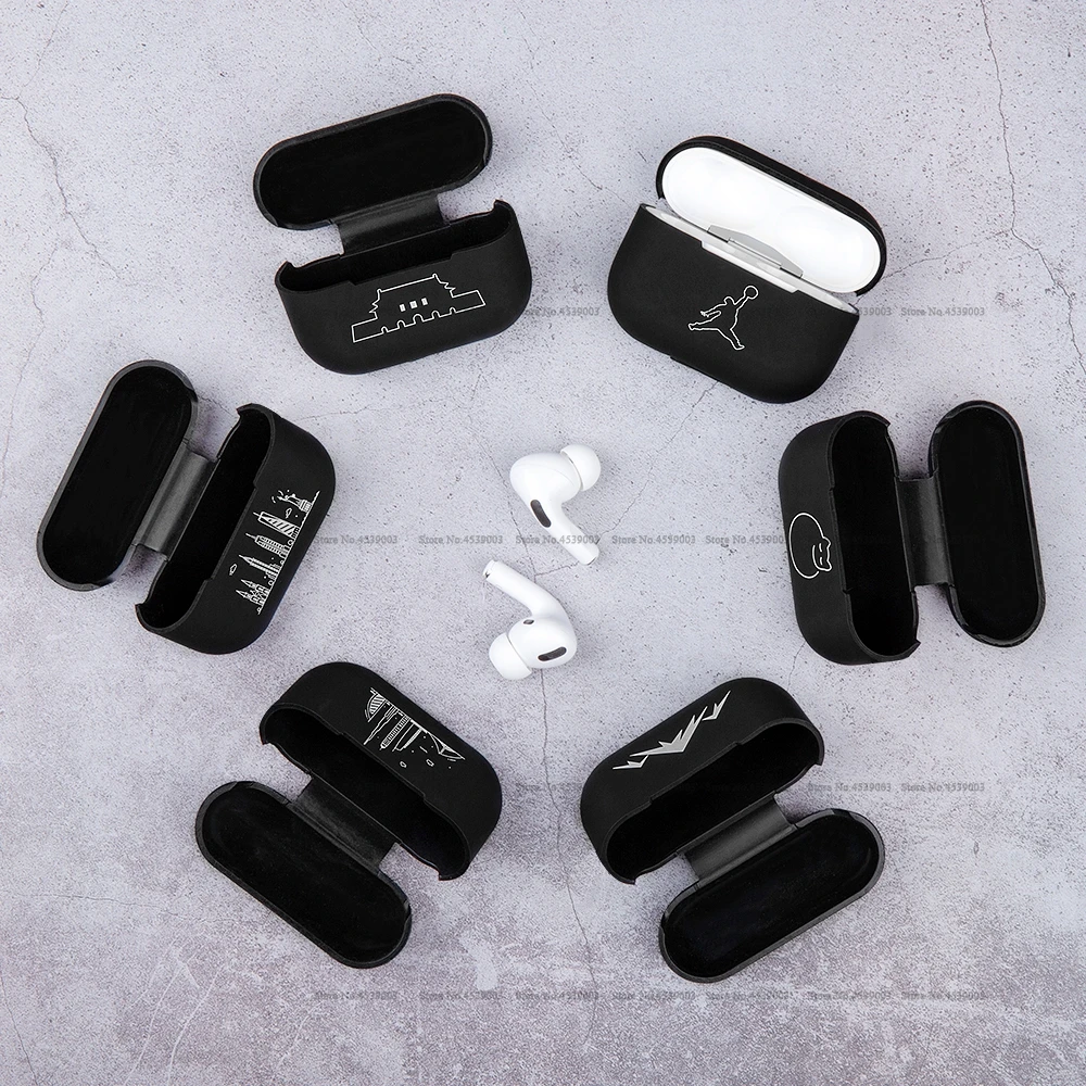 Чехол для наушников Airpods Pro с милым рисунком модный силиконовый чехол