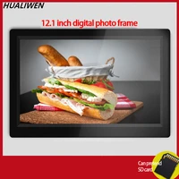 32 inch hd digital photo frame 1024x600 hd ultra thin led electronic photo album lcd photo frame