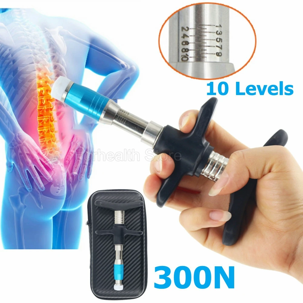 Chiropractic Adjustment Tool Adjusting Therapy Chiropractic Adjusting Gun 10 Levels Health Care Massager Spine Correction Tools