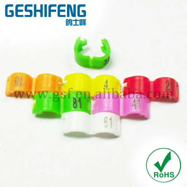 Кольцо для птиц маленького размера 2 7 мм 3 4 5 свободный цвет 100 шт. | Дом и сад