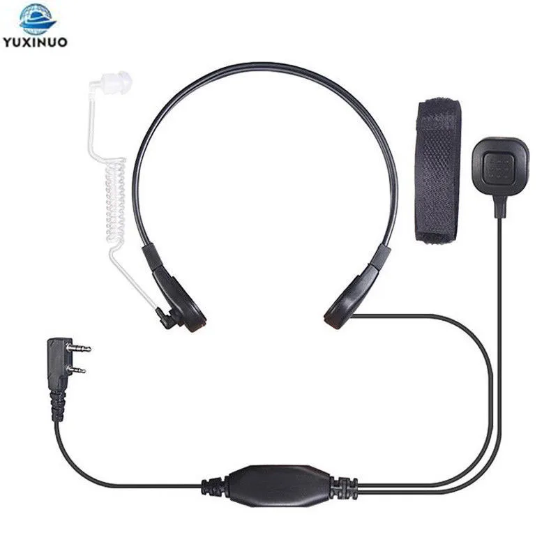 

Baofeng Accessories Throat Microphone Air Tube Earpiece PTT Mic Microphone Headset For Baofeng UV-5R 5RE 5RA UV-82 Walkie Talkie