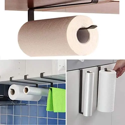 

HPDEAR Stainless Steel Paper Towel Holder, Set of 2, Without Installation, Suitable for Kitchen, Bathroom, Toilet, Hotel