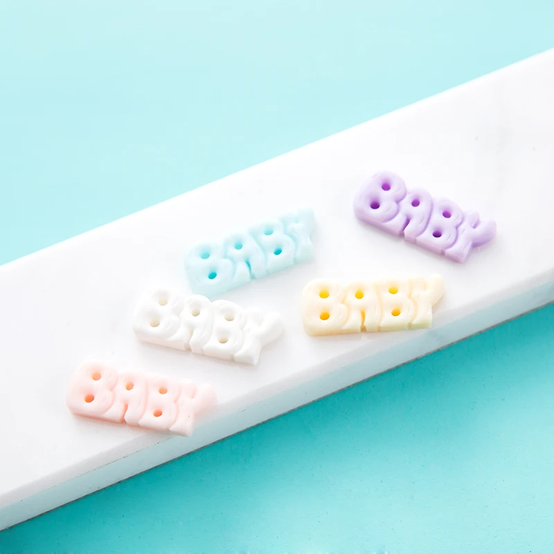 

20 шт., Разноцветные Милые подвески для ключей с буквами на английском языке