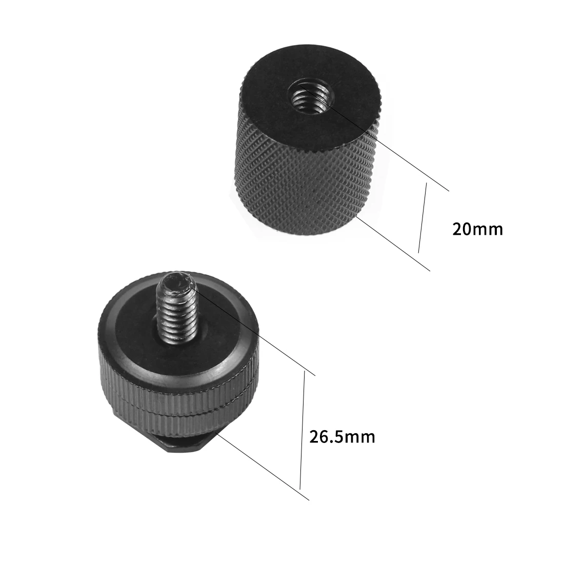 BGNing Camera крепление для холодного башмака с 1/4 до бочонок гайка двухслойная видео