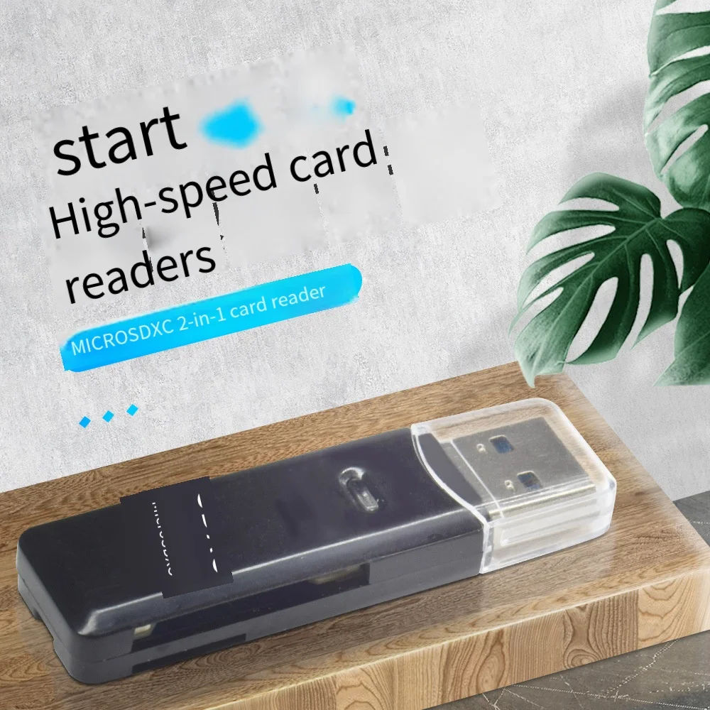

USB3.0 card reader sd/tf high-speed computer USB memory size card two-in-one multi-function card reader