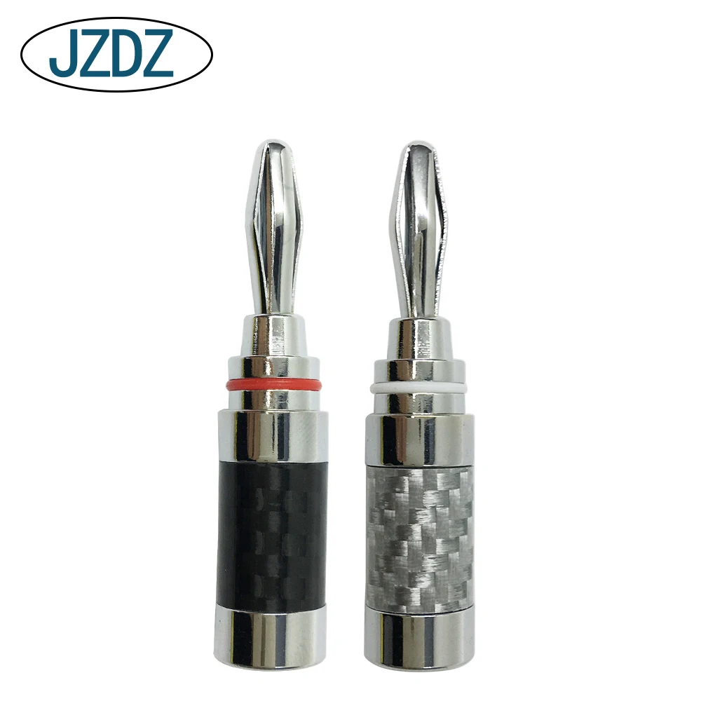 2 шт./компл. 4 мм позолоченный разъем бананового типа из чистой меди для аудио