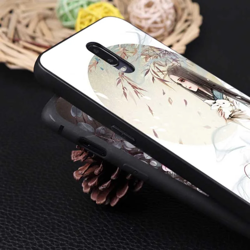 Phone Case for oneplus one plus 7 pro 7t 6 6t 5t Soft silicone Cover Beautiful men and women in the old fashion |