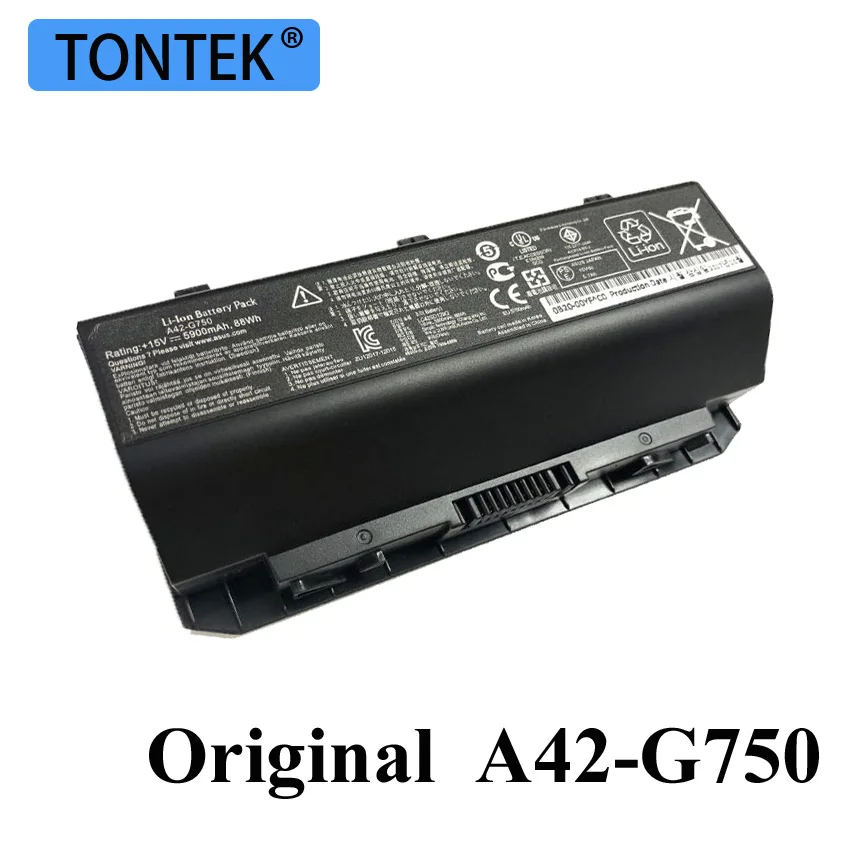 Оригинальная модель A42-G750 Аккумулятор для ноутбука Asus ROG G750 G750J G750JH G750JM G750JS G750JW G750JX
