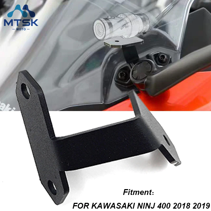 Ninja 400 NINJA400 стальной левый DVR кронштейн для езды навигация автомобильный Регистратор данных кронштейн для KAWASAKI NINJA 400