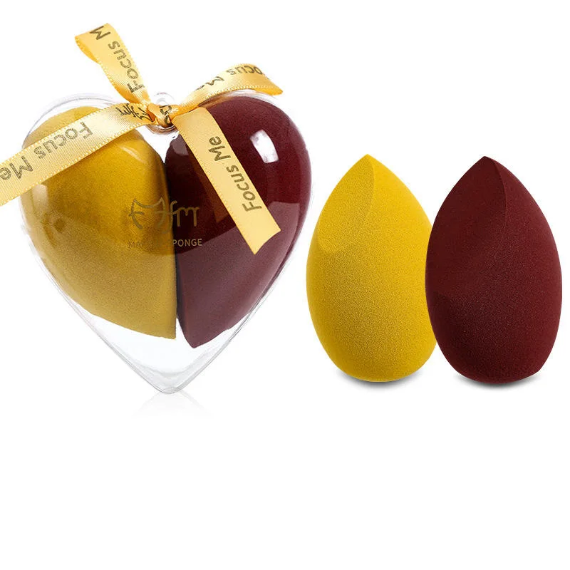 

2Pcs Sponge Powder Puff Foundation Iiquid Soft Drop Gourd Water Drop Powder Puff Egg Sponge Dry Wet Dualuse Cosmetic Puff Too