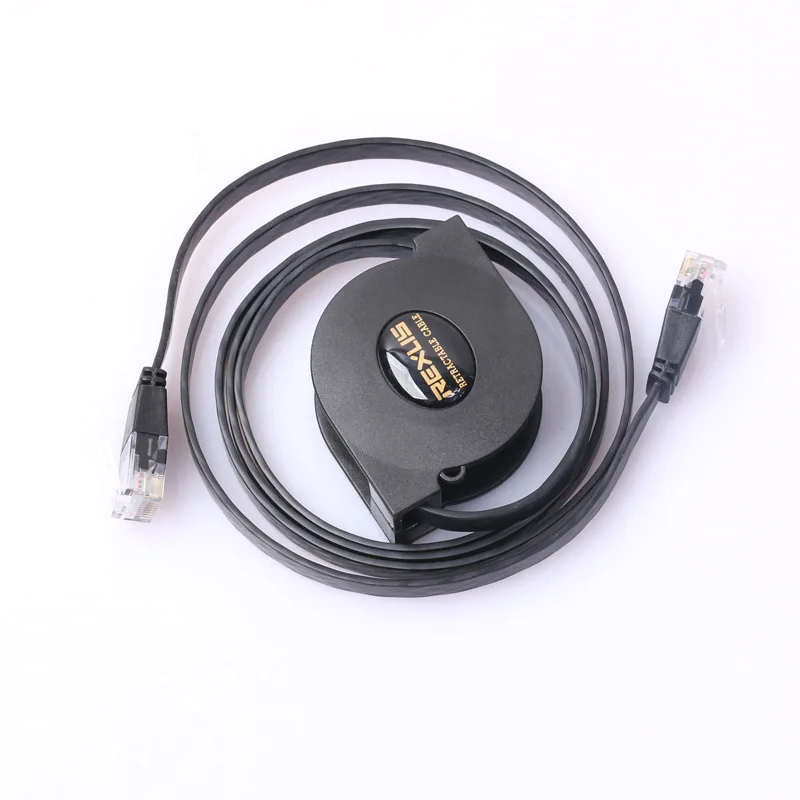 

Technology Factory High Quality 8-core Twisted Pair Black Cat6 Six Types Of Telescopic Cable CM