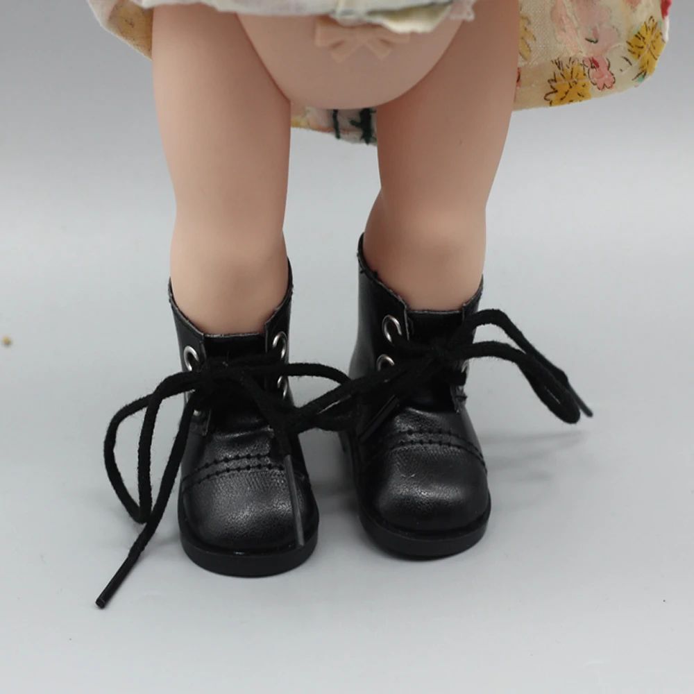 1 пара модная обувь из искусственной кожи для кукол Размер 5 5*3 см кукол-девушек 14