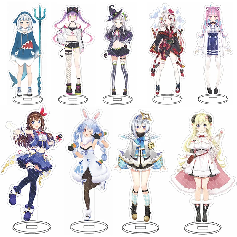 

Hololive Vtuber Acrylic Stand Model Plate Tokino Sora Akai Haato Usada Pekora Amane Kanata Inugami Korone Desk Decor Ornament