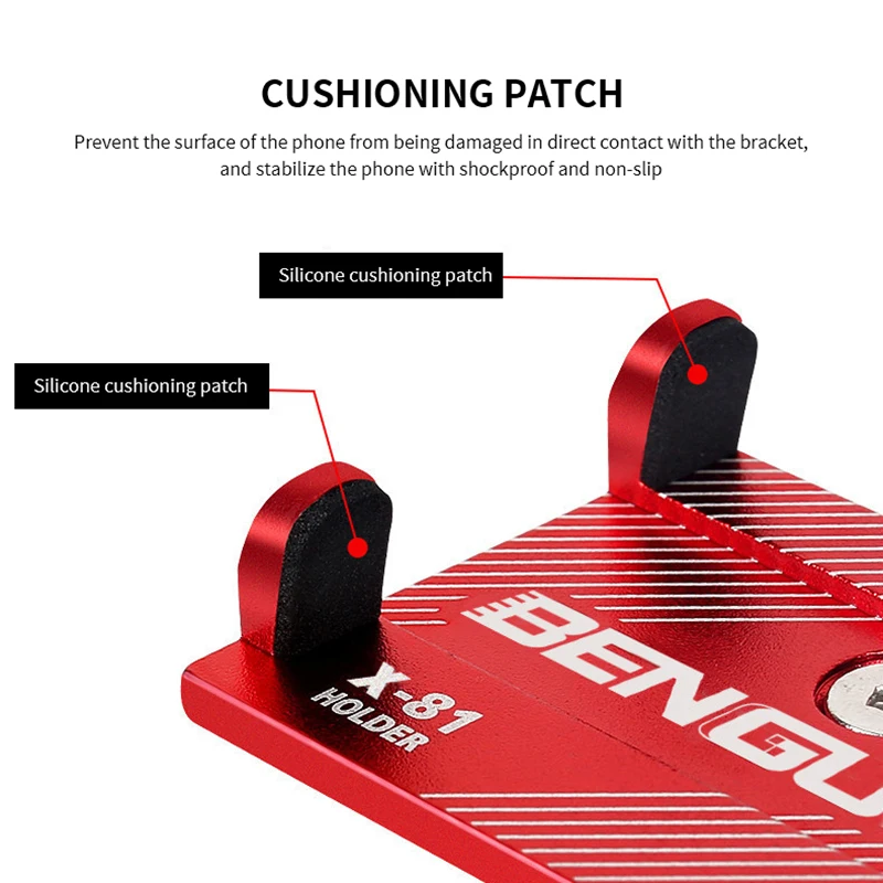 mtb bicycle aluminum alloy phone stand fit 3 5 6 2 inch light dont drop mobile phone smart adjustable bike gps holder xiaomi free global shipping