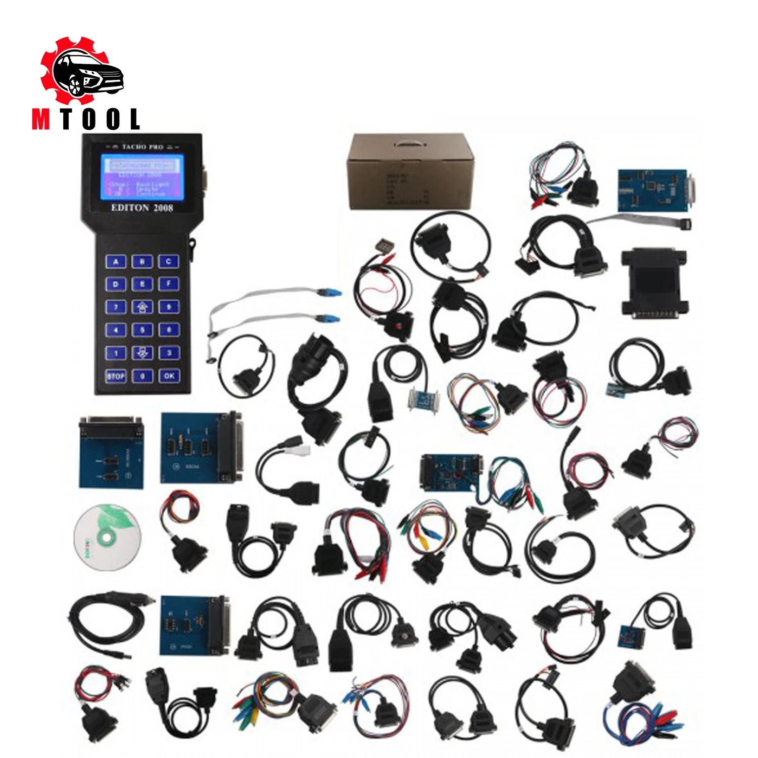 

Универсальный программатор Tacho Pro 2008 TachoPro, полный комплект