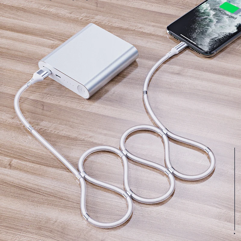 

Magnetic Storage Cable 3A Micro USB Quick charge 3.0 Fast Charging Magnet USB TypeC Mobile Phone Charger For iPhone 11 X Samsung