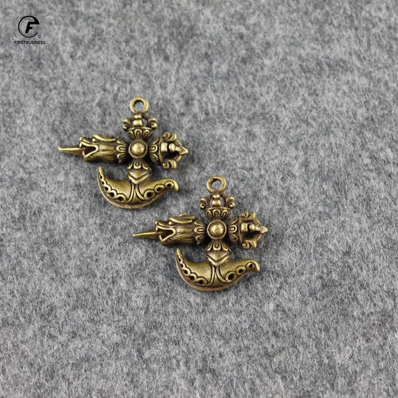 Медные украшения для торта винтажные латунные подвески с цепочками чайный нож