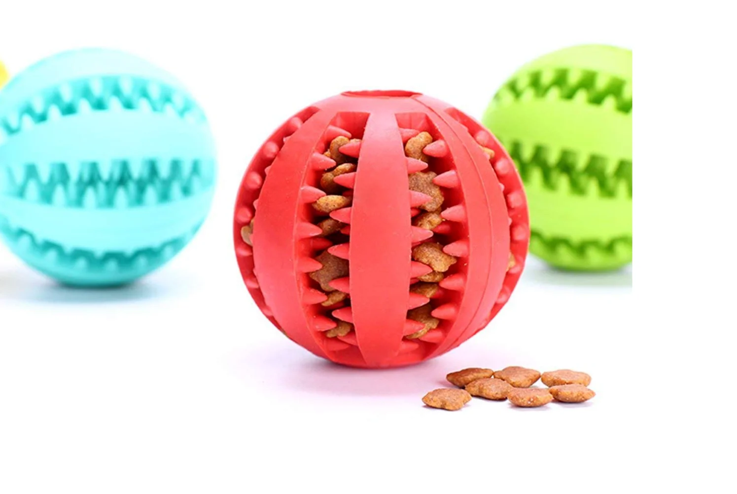 Мяч для жевания домашних животных Интерактивная эластичная игрушка Жевательные