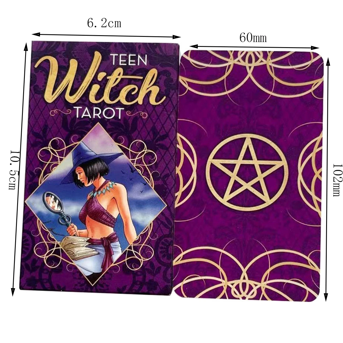 78 Cards New Teen Witch Tarot Deck Card Games Full English Version Family Party Board Divination | Спорт и развлечения