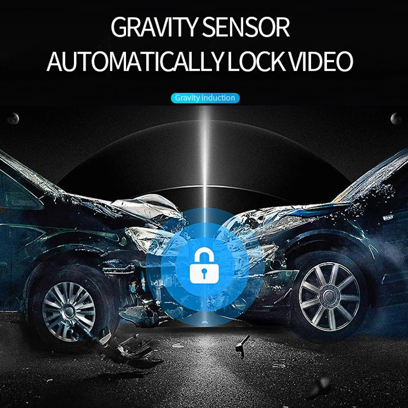 5 режимов видеорегистратор запись 360 градусов Автомобильный Wifi 2160P камера заднего