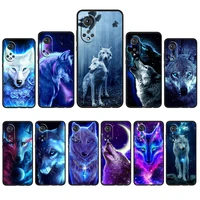 angry cool snow wolf for honor 50 30 v30 view 20 20e x20 play5 5t magic3 pro plus se lite 5g black soft phone case