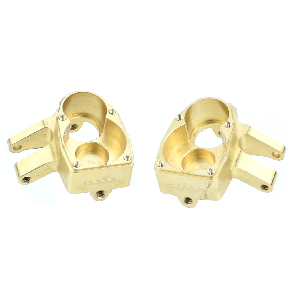 1 пара Высококачественная латунная Поворотная рулевая чашка для 1/10 RC гусеничного