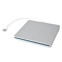 external usb dvd case for mac book pro sata hard disk drive dvd super multi slot has aluminum look silver