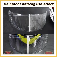 universal motorcycle helmet lens fog resistant helmet film visor clear anti fog rainproof patch for moto motocross accessories