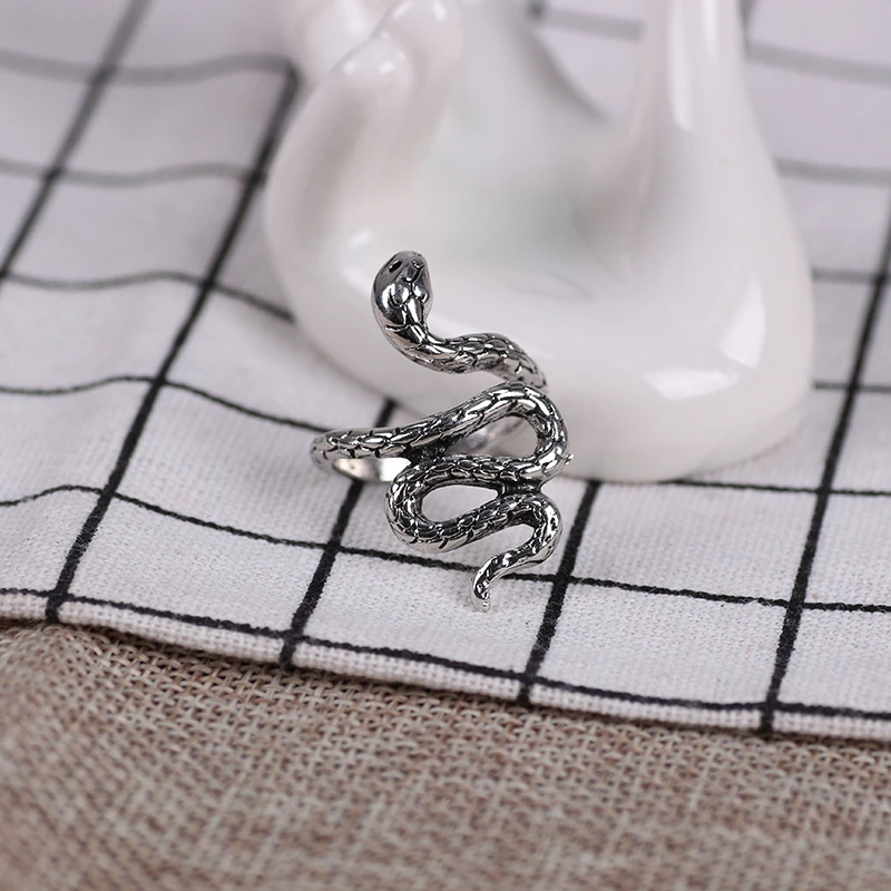 2020 последнее мужское кольцо из сплава животного форма змеи Регулируемая Ретро