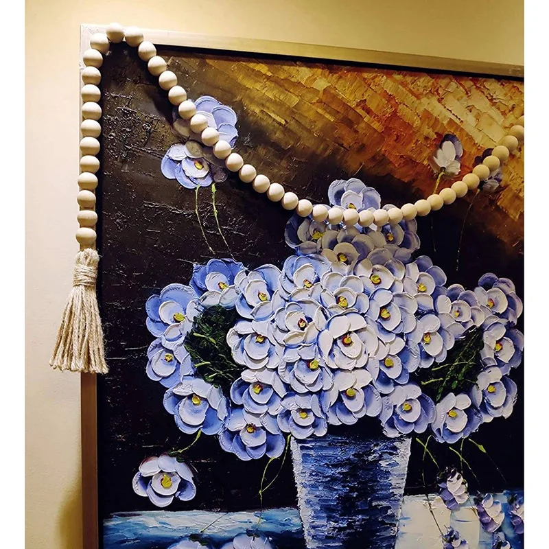 5 упаковок деревянная гирлянда из бисера с кисточками 3 размера костюм сельский