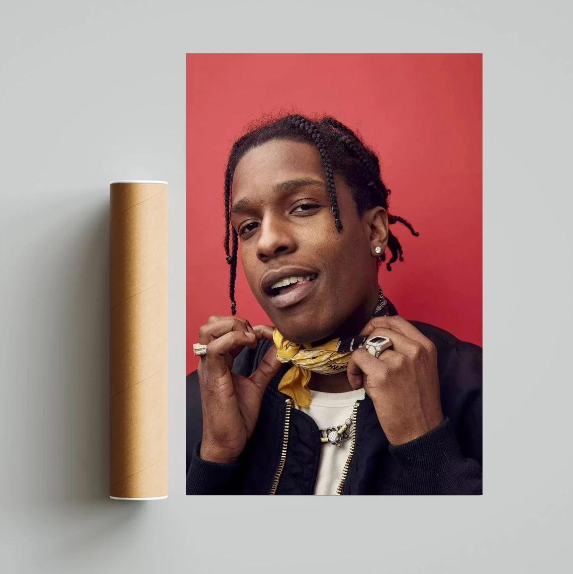 Как можно скорее Настенная картина с изображением скалистых стен (без рамки)