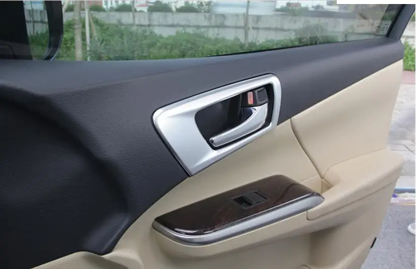 Для Toyota Camry 2012- 4 шт./лот. Автомобильные аксессуары, автомобильная дверь, внутренняя чаша, наклейка, интерьер, литье