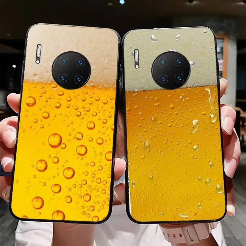 

YNDFCNB World Beers Alcohol Summer Bubble Phone Case for Huawei Mate 20 10 9 40 30 lite pro X Nova 2 3i 7se