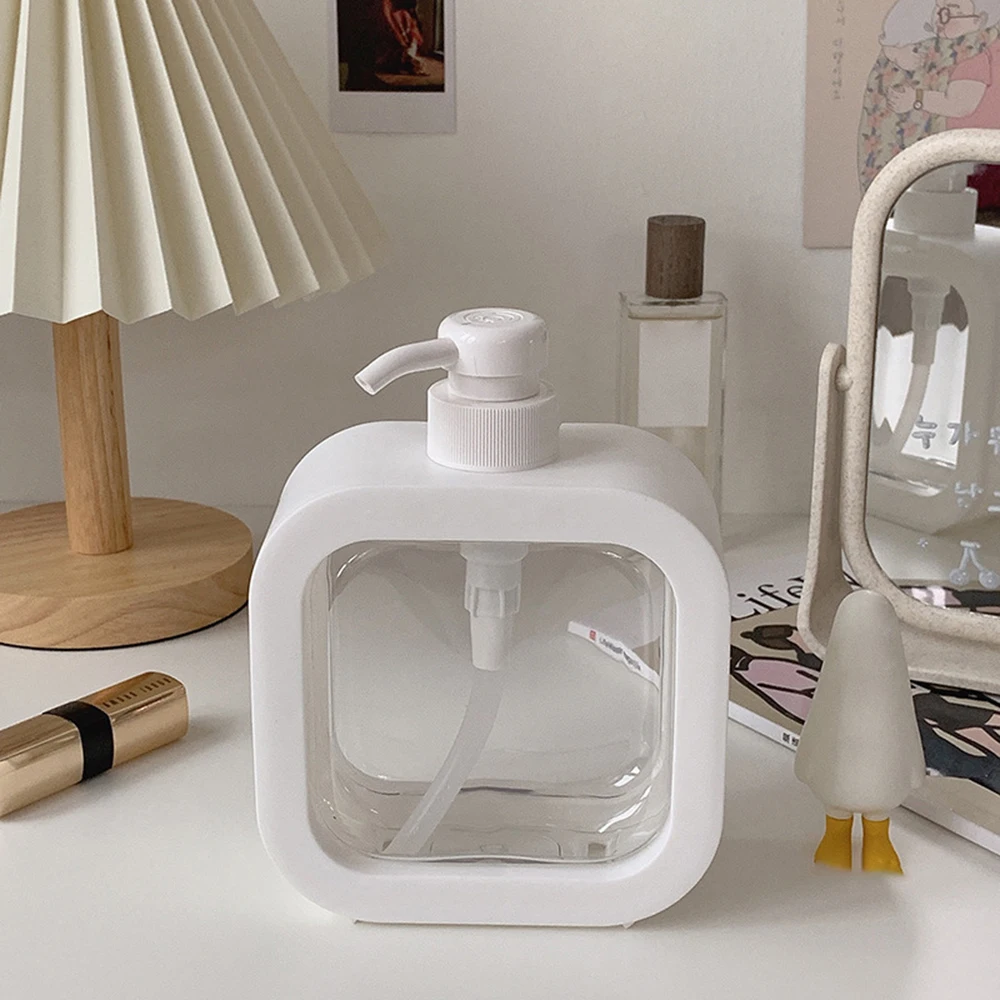 

500ml Large Capacity Soap Dispenser Bottle Hand Sanitizer Bottle Plastic Refillable Bottle Travel Makeup Shampoo Lotion Bottle