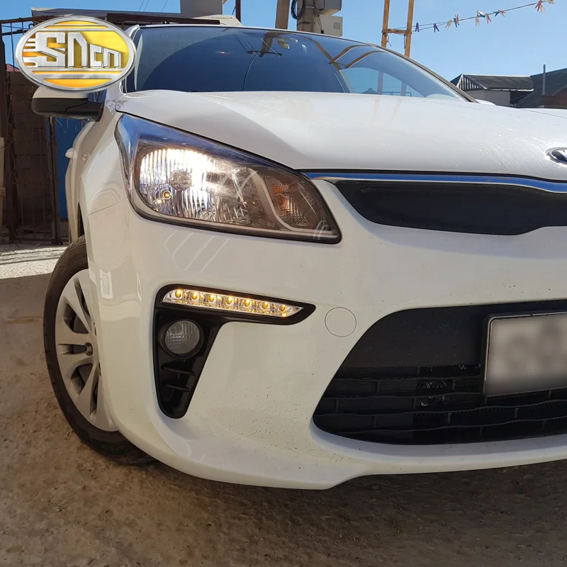 Для Kia Rio K2 2017 2018 желтый Поворотная сигнальная лампа Стиль реле Водонепроницаемый