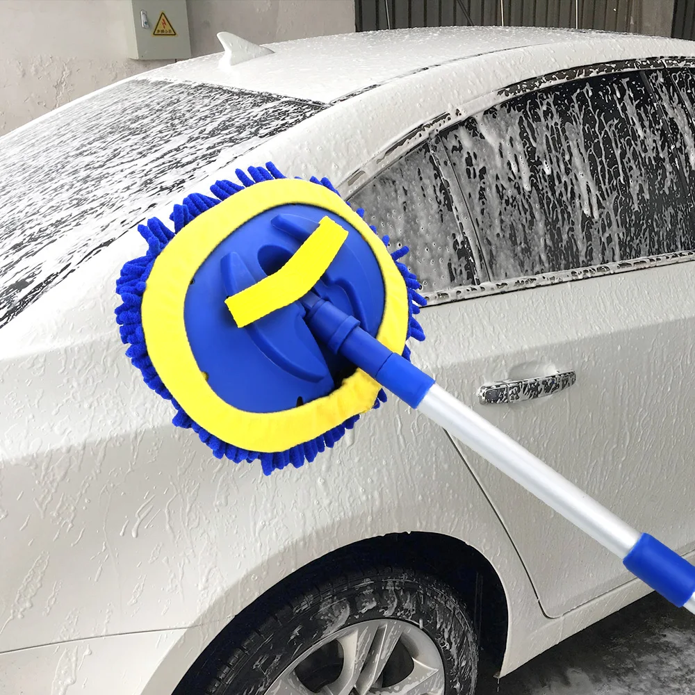 FORAUTO щетка для чистки автомобиля телескопическая длинная ручка щетки чистящие синель метла авто аксессуары Чистящая Швабра