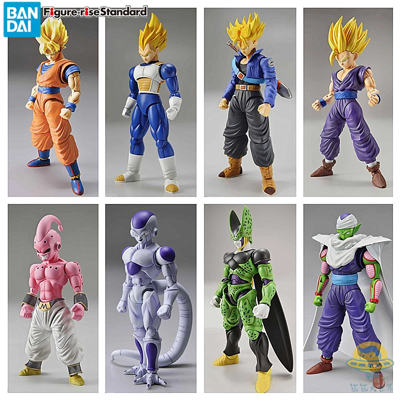 

Bandai Animation Peripheral Dragon Ball Assembly Model Figure Goku Vegeta Saru Buu Frieza Decoration Toy Gift