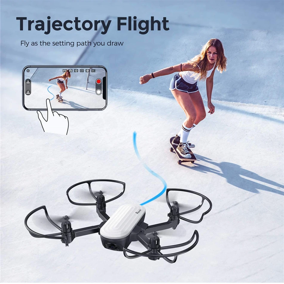 Potensic складной мини Дрон с 2K камерой профессиональный Wifi FPV RC Квадрокоптер легко