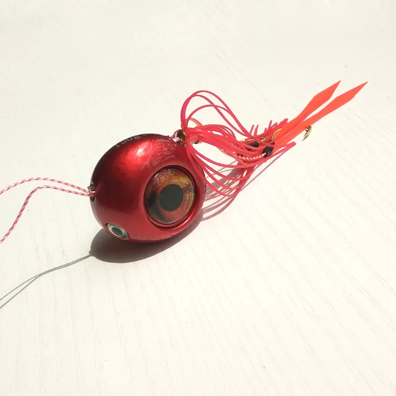 4 цвета 40 г 200 рыба слайдер змеевик/морской груз морской джиг голова с юбкой