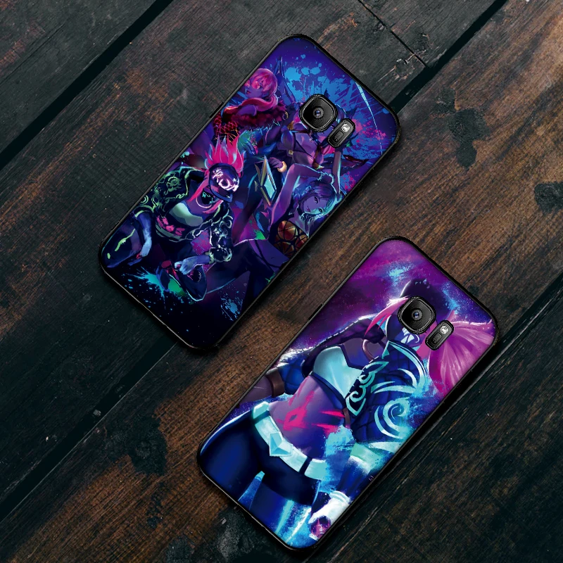 Чехлы для samsung S8 S9 S10 Plus League of Legends NOTE 8 9 M10 M20 M30 S6 S7 Edge чехол телефона подарок |