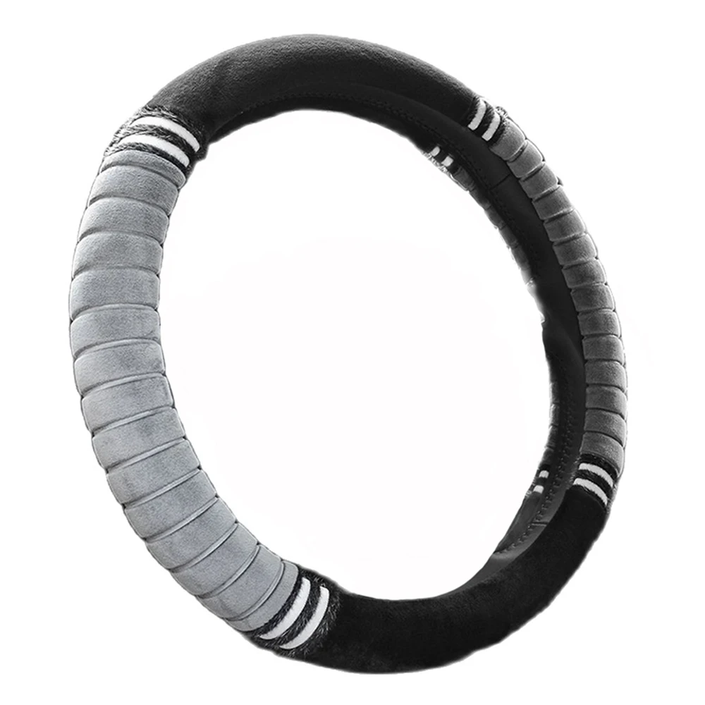 Автомобильный зимний чехол на руль для автомобиля яркий сохраняющее тепло