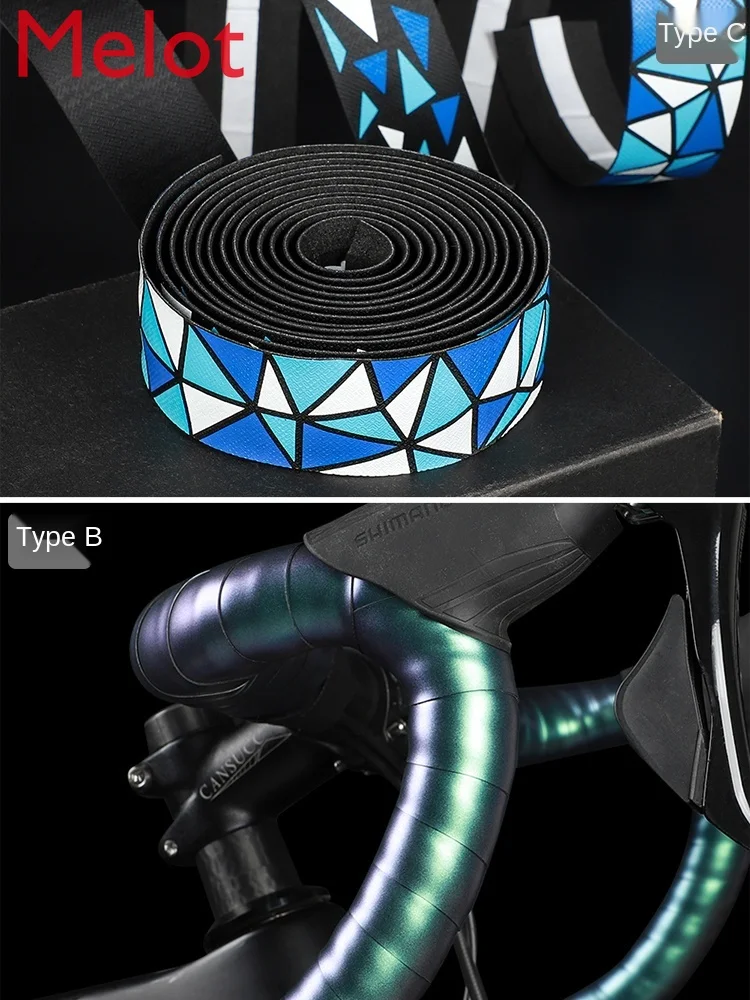 

Road Bike Bar Tape Cycle Handle Bars Non-Slip Band Wear-Resistant Color Strap Cycling Fixture and Fitting