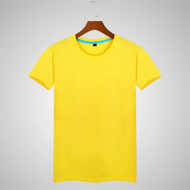 

B1406-2020Summer new men's T-shirts solid color slim trend casual short-sleeved fashion