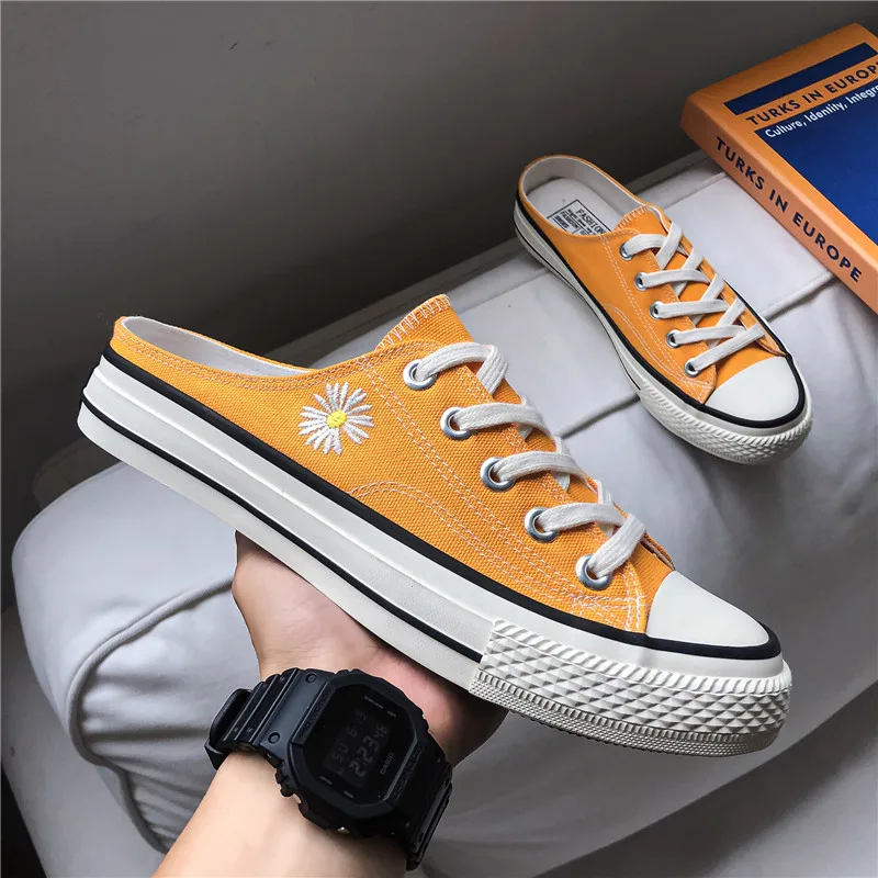 Летняя обувь Мужские сандалии Пляжные шлепанцы без шнуровки кроссовки Модные