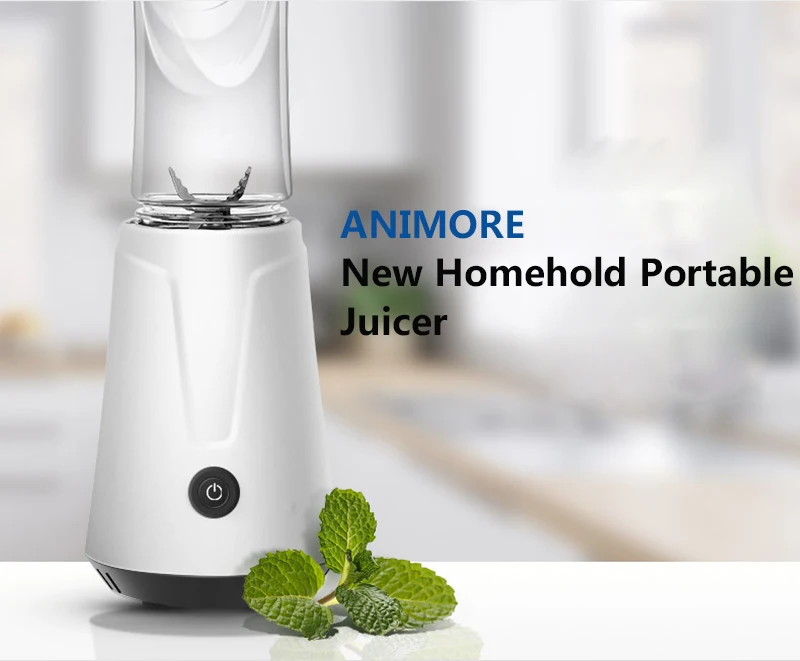 ANIMORE Homehold портативная новая соковыжималка функция сокровища четырехстраничный станок для резки Миксер для фруктов Соковыжималка Блендер, взбивание яиц венчик JU-02D
