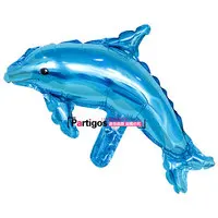 dolphin 10 шт. мини-Воздушные шары в виде животных, насекомых, улиток, бабочек, лягушек, надувные игрушки, декор для дня рождения, товары для детского дня рождения - Цвет: dolphin