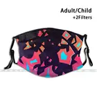 Полировать Flare индивидуальный дизайн, способный преодолевать Броды для взрослых детей против пыли фильтр сделай сам с милым принтом смываемая маска Promare гало Thymos горения