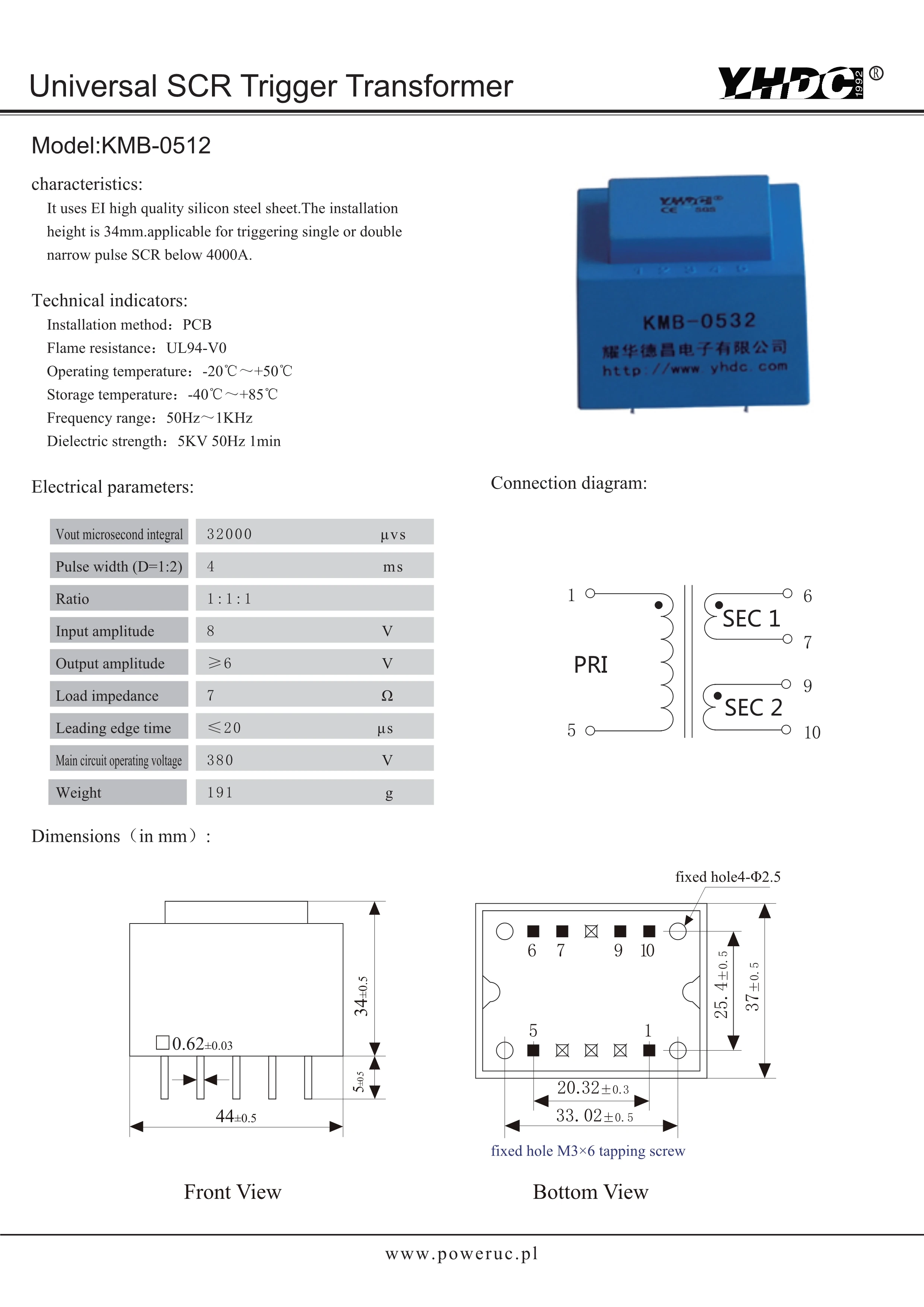 KMB05 PCB mount 4000A 50 Гц-1000 Гц триггерный преобразователь | Обустройство дома